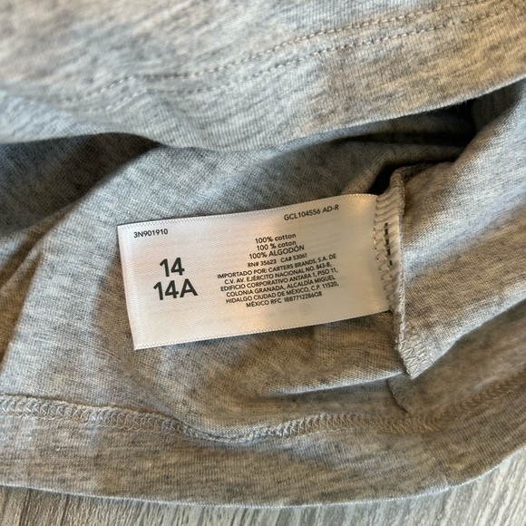 New Oshkosh Ceratosaurs Dinosaur Boys Graphic Tee Shirt Gray Short Sleeve Sz 14. - Picture 5 of 8